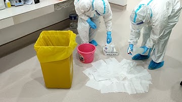 BIOLOGICAL SPILL RESPONSE/Biosafety, Biosecurity and Biorisk Management Training for COVID-19 Lab.