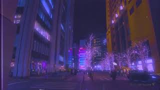 Countdown Stroll to 2024: Tokyo Night with Christmas Synthwave  + VHS visuals 🌃🎄🚶