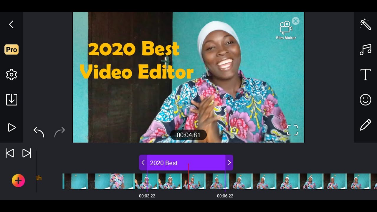 Film Maker Pro free  movie  editor  for simple video editing 