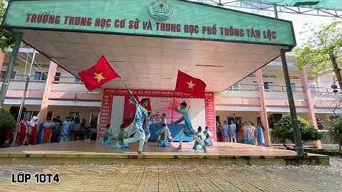 HỘI DIỄN VĂN NGHỆ 20/11/2025 LỚP 10T4 TIẾT MỤC NỖI ĐAU GIỮA HÒA BÌNH+VIẾT TIẾP CÂU CHUYỆN HÒA BÌNH