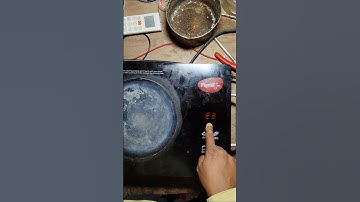 infered cooktop E3 error repair #induction #shorts