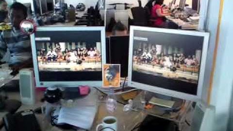 Peer-to-peer UDP video synchronisation