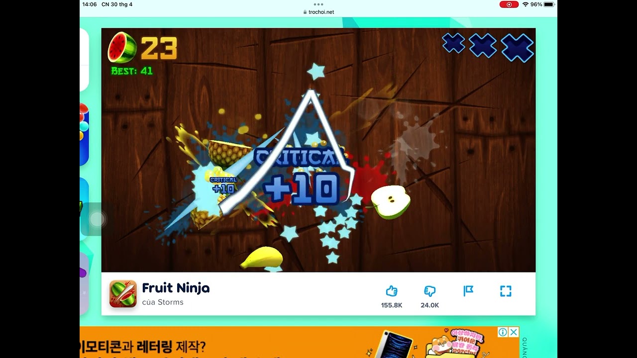 trò chơi đào vàng Khi tui chơi chém hoa Quả ( Phần 1) | @bemeochannel8026 ♥♡