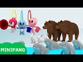 Aprende colores con Miniforce | juego de circo animal | Color play | Mini-Pang TV 3D Play