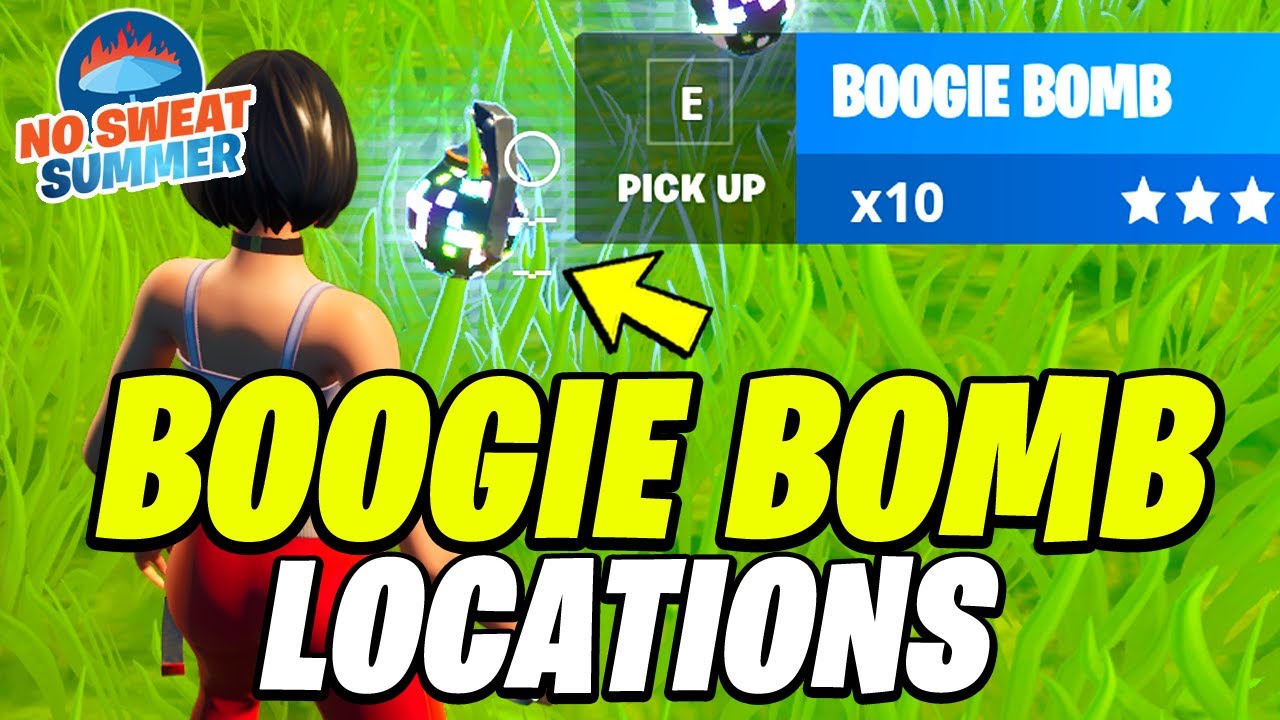 BOOGIE BOMB Locations & Make a character dance to a BOOGIE BOMB