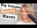 Big Volume Beachy Waves on Short Fine Bob