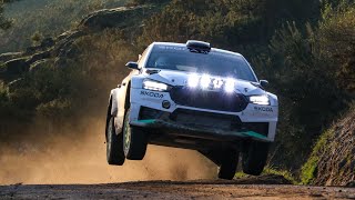 Kris Meeke Test Škoda Motorsport | Śkoda RS Rally2 | New Evolutions - Crazy Flat Out - Fafe 2023