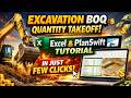 Earthwork Quantity Takeoff Excel PlanSwift 2026 | #trending  #viral #construction #civilengineering