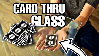 Magic Tutorial - SIGNED CARD THRU GLASS