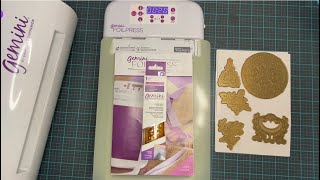 Foiling impression dies from Anna Griffin tutorial