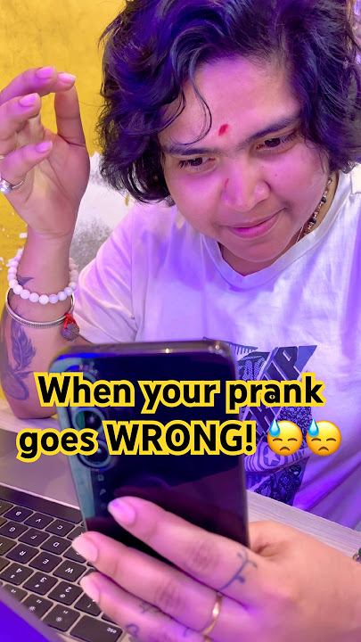 When your prank goes WRONG! 😜👃 #PrankFail #funnyshorts