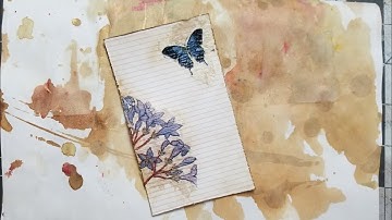Grungy Junk Journal. Process Video. Part 7.