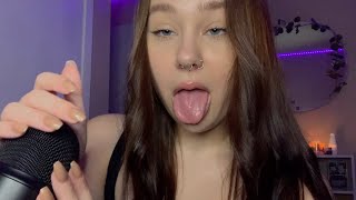 ASMR Slow & Fast Spit Painting You (Wet Mouth Sounds) screenshot 5