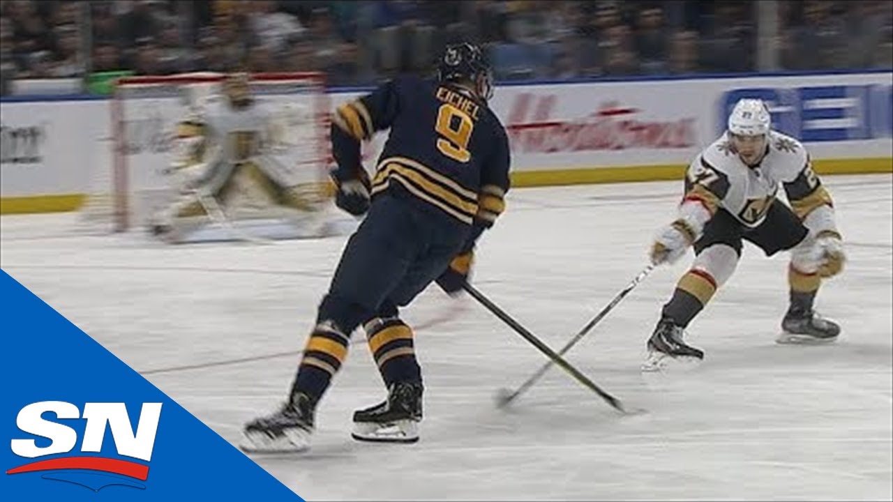 Jack Eichel Skates End-To-End, Walks 