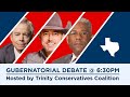 Texas republican governors 1st debate  wise conservatives  october 27th 2021