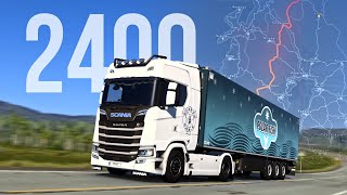 Ets2 - Longest Possible Delivery In Nordic Horizons Dlc 2400 Km