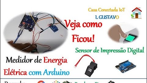 Demonstração Prática do Sensor de Biometria com Arduino e Módulo Relé