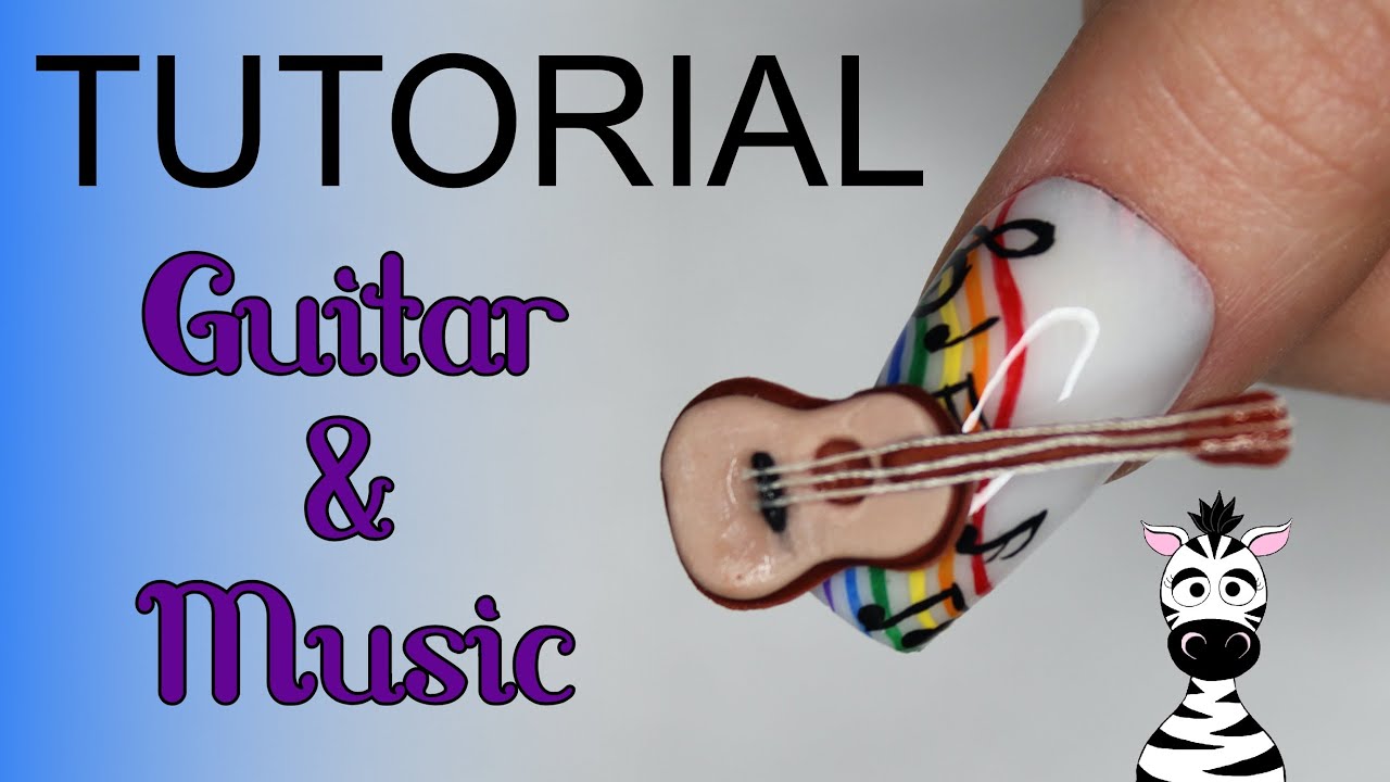 Nail Art: Musical Notes |