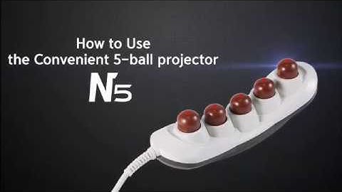 HOW TO USE N5 BED FIVE BALL PROJECTOR PART 2, NUGABEST FIVEBALL USES, USE OF FIVEBALL NUGA BEST IND