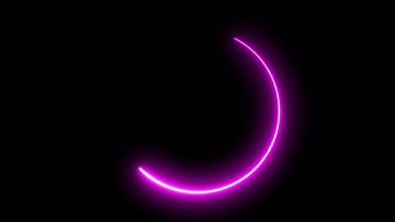 No Copyright Royalty Free Red Color Neon Lights Ellipse frame animated loop background