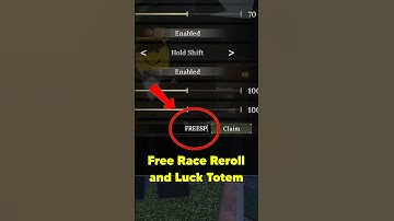 Free Race Reroll + Luck Totem #theforge #roblox