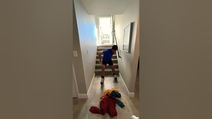 When mom gets home, but you're in rollerblades.