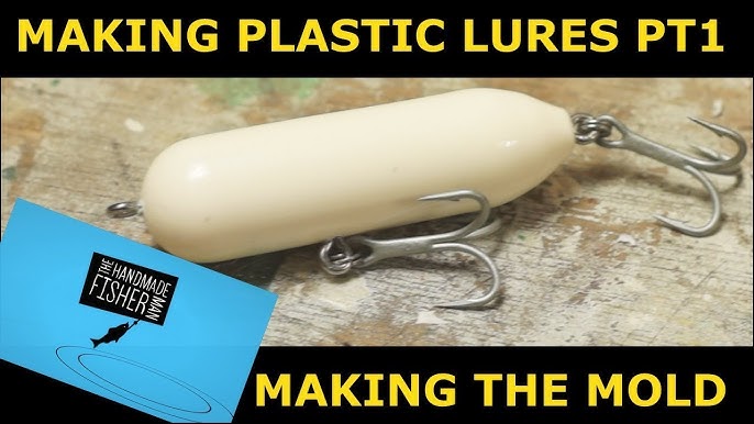 How to make a plastic fishing lure Part 3 Vintage style lure 