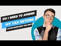 Do I Have to Amend My Tax Return After Receiving the ERC?