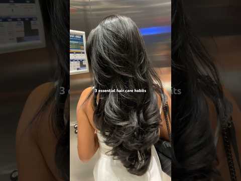 3 عادات للعناية بالشعر للحصول على شعر صحي
