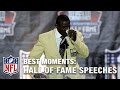 Best Hall of Fame Speech Moments | NFL