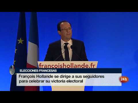 Discurso de Hollande tras su victoria en las elecc...