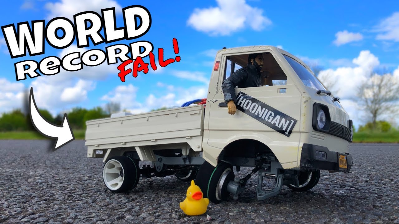 Worlds Fastest WPL D12 Challenge ends in Disaster! Hoonigan Kei