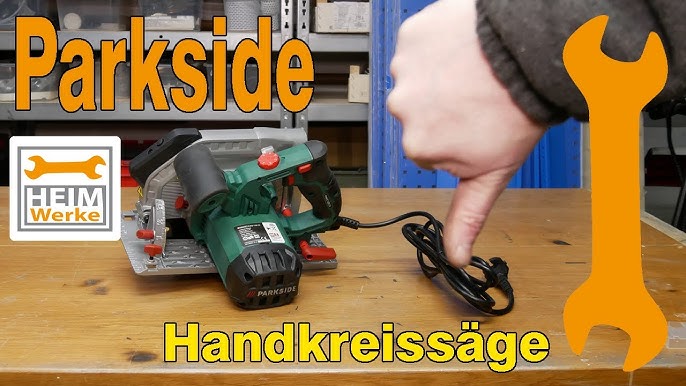 Soft Parkside + 190 - 1350 PHKS [Unboxing! Saw mm Watt Handkreissäge Laser 4K] Skill Start YouTube A1 -