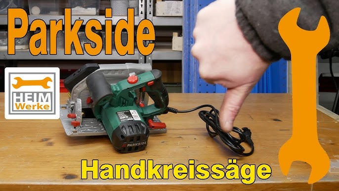 Parkside PHKS 1350 Watt A1 Handkreissäge Skill Saw 190 mm Soft Start +  Laser - [Unboxing! 4K] - YouTube