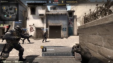 CS:GO - Am I playing a silver match right now. 1v3 ninja defuse.