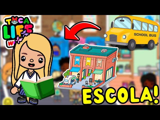 TOCA LIFE WORLD NOVA ESCOLA COM GINÁSIO NO TOCA BOCA?* New Update on Toca  Life 