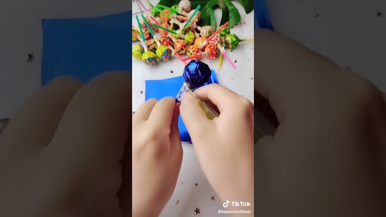 Cách làm bó hoa kẹo mút đẹp - youtube