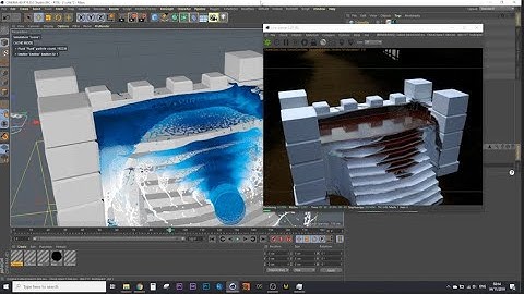 Cinema 4d Realflow Wet Map Octane render Tutorial
