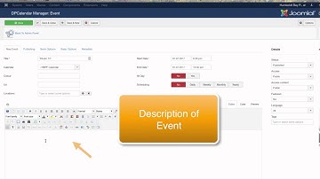 DPCalendar Tutorial