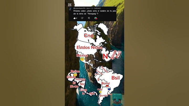 ¿Cómo sería el nombre de tu país sin las letras de "Paraguay"? #mapping  #latam #geografia