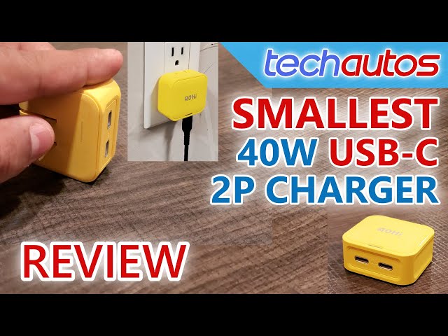 Next-Level Tiny 2-Port USB-C Charging | AOHI Magcube 40W Review