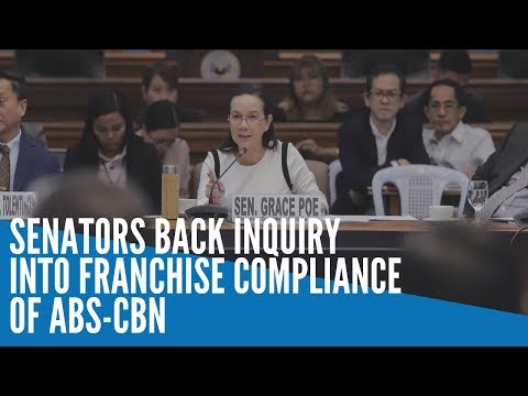 Senators back inquiry into franchise compliance of ABS-CBN