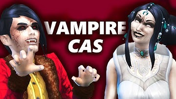 The Sims 4 VAMPIRES | Creat a Sim Review | Fangs, Hair, Scars, Dresses...
