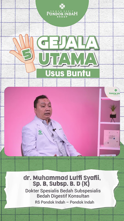 5 Gejala Utama Usus Buntu