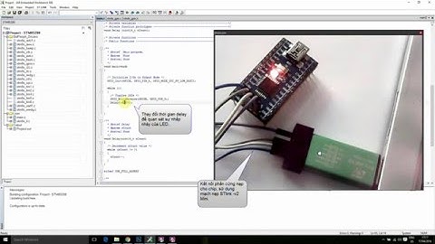 [Tự học STM8S] Bài 1: Tạo Project, nháy LED, GPIO, BLINK LED
