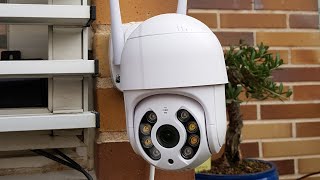 Cámara Vigilancia IP WIFI Exterior PTZ A8L