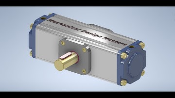 Design of Pneumatic Rotary Actuator - Mechanism of Rotary Actuator - Pneumatic Rotary Actuator