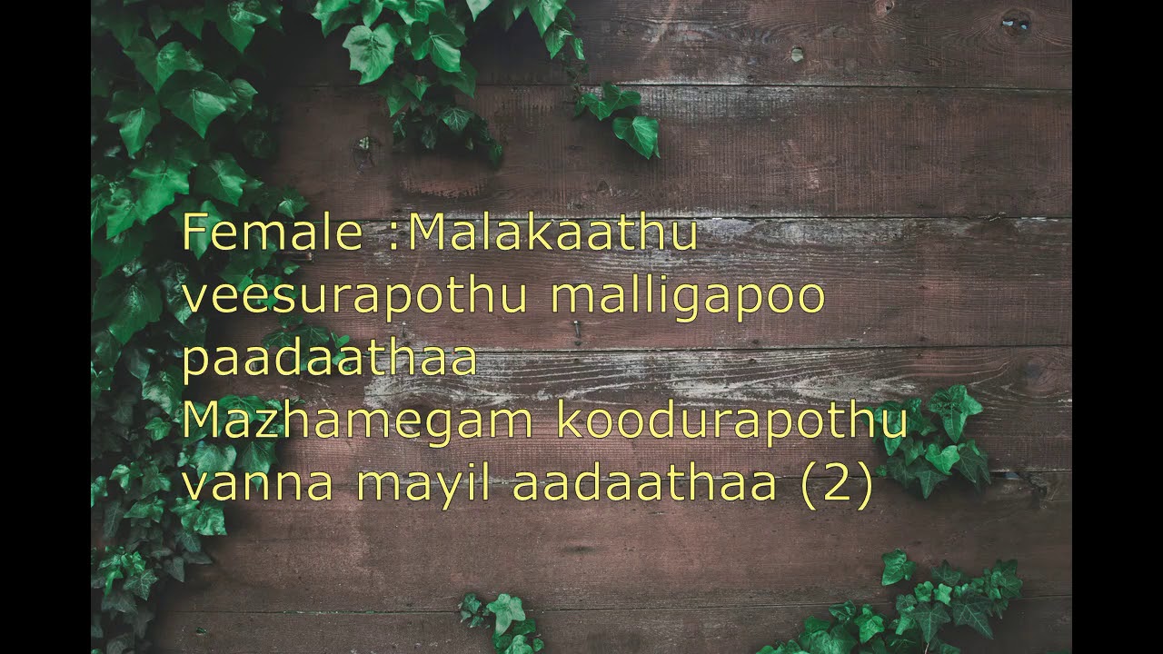 Kuzhal Oothum Kannanukku Karaoke with lyrics