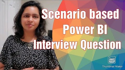 Scenario based Power BI interview question | Power BI interview questions