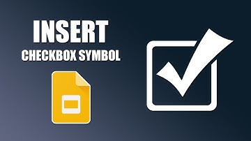 How to insert checkbox symbol in google slides